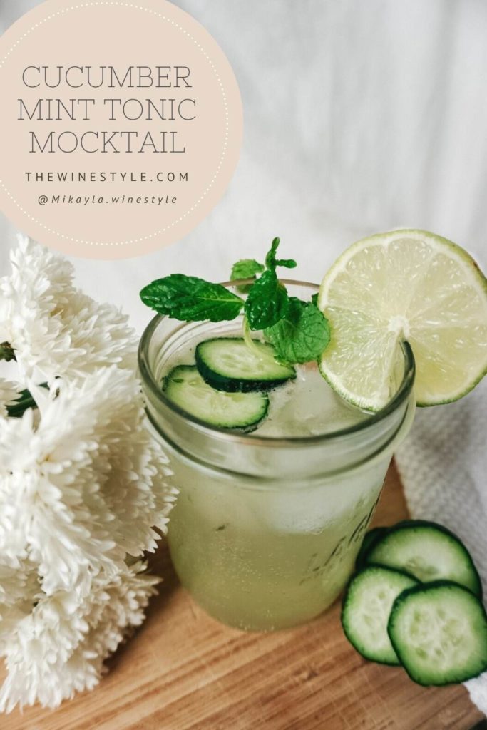 Cucumber Mint Tonic Mocktail