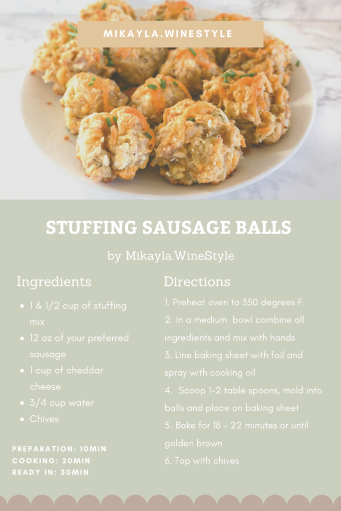 Stuffing sausage balls recipe