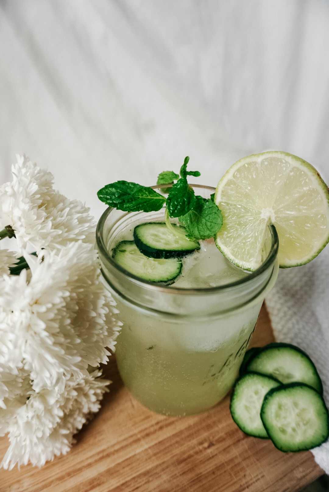 Cucumber Mint Tonic Mocktail