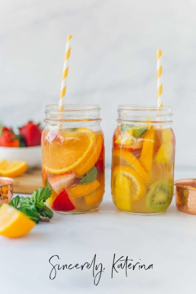 easy to make low calorie sangria 